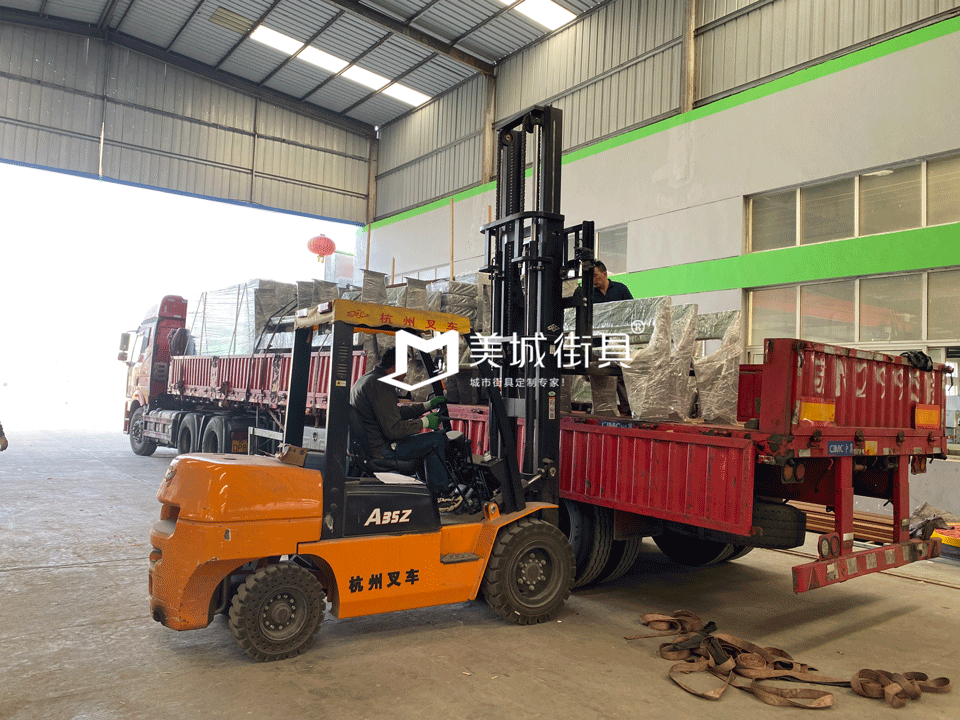 2022.11.8美城街具供應(yīng)南京公交候車(chē)亭發(fā)貨記錄